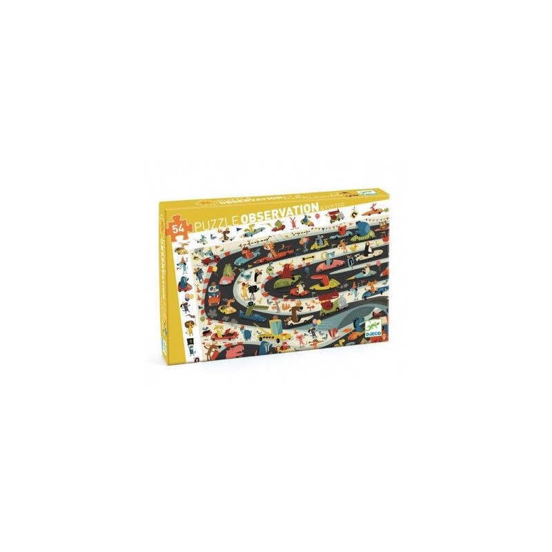 Puzzle observation 54 pcs - Rallye automobile Puzzle observation 54 pcs - Rallye automobile