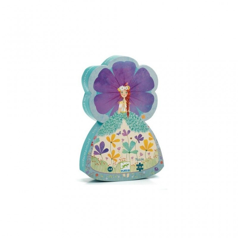Puzzle silhouette - La princesse du printemps Puzzle silhouette - La princesse du printemps