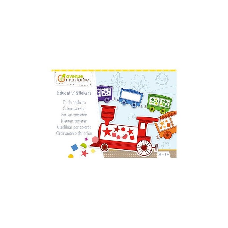 Coffret créatif Montessori Stickers - Tri de couleurs Coffret créatif Montessori Stickers - Tri de couleurs