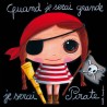Tableau quand je serai grande... pirate fille