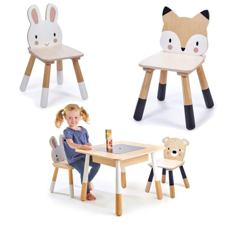 Set de table et chaises Forêt TLT Set de table et chaises Forêt TLT
