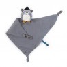 Doudou lange chat gris clair Fernand - Les Moustaches