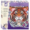 Trophée tigre strass et paillettes