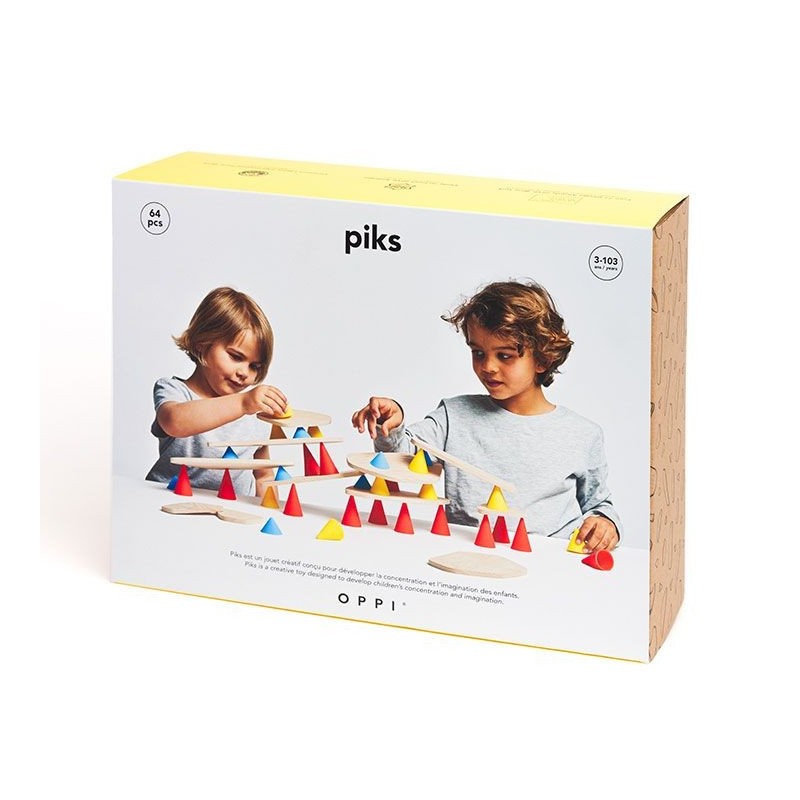 Piks - Grand coffret de 64 pièces
