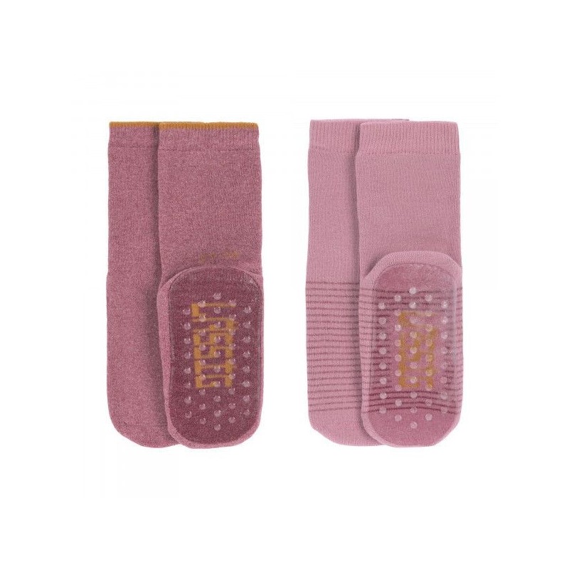 Chaussettes anitidérapantes - Rose T 27-30 (Lot de 2) Chaussettes anitidérapantes - Rose T 27-30 (Lot de 2)