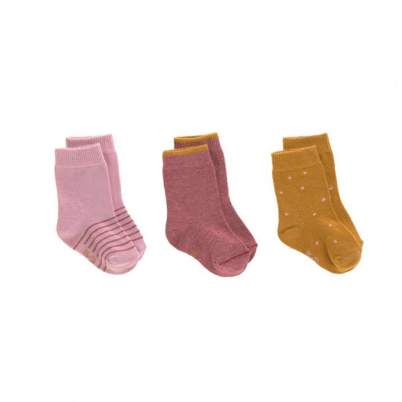 Chaussettes - Rose T 27-30 (Lot de 3) Chaussettes - Rose T 27-30 (Lot de 3)