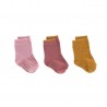 Chaussettes - Rose T 27-30 (Lot de 3)