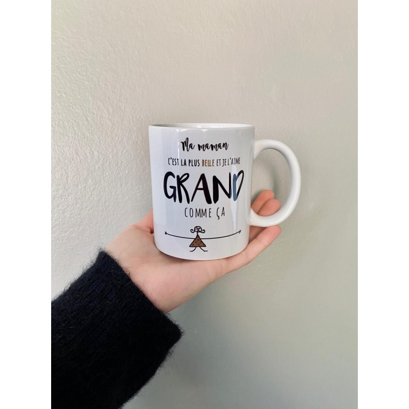 Mug LLDH - Je t'aime grand comme ça (fille) Mug LLDH - Je t'aime grand comme ça (fille)