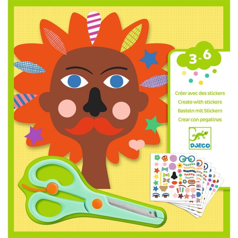 Créer avec des stickers Coiffeur Créer avec des stickers Coiffeur