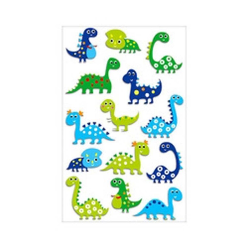 Stickers 3D Cooky Dinosaures Stickers 3D Cooky Dinosaures