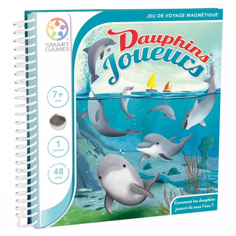 Jeu de voyage magnétique - Dauphins joueurs Jeu de voyage magnétique - Dauphins joueurs
