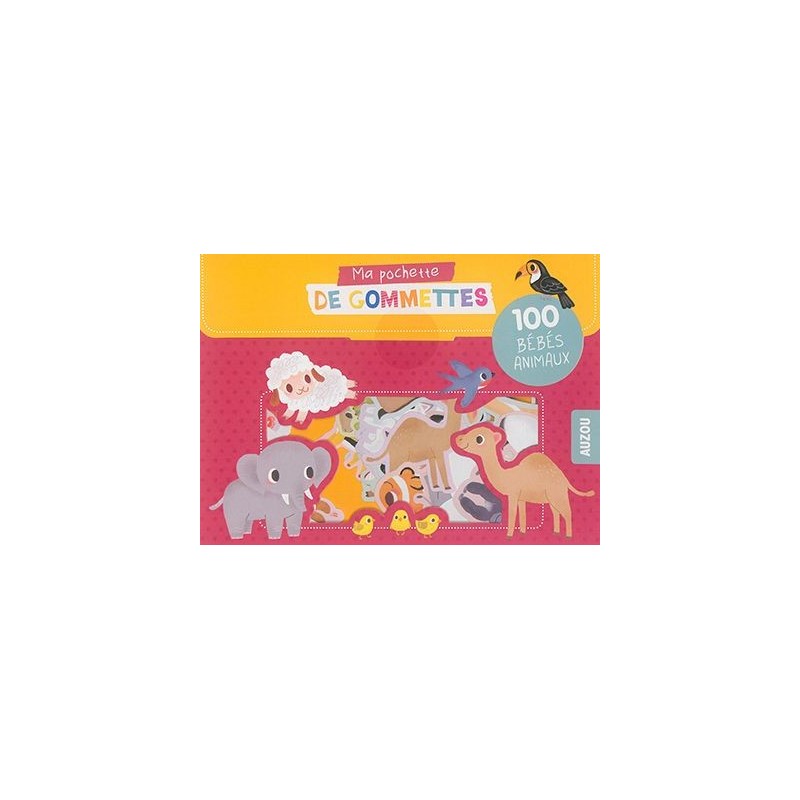 Ma pochette de 100 gommettes - Bébés animaux Ma pochette de 100 gommettes - Bébés animaux