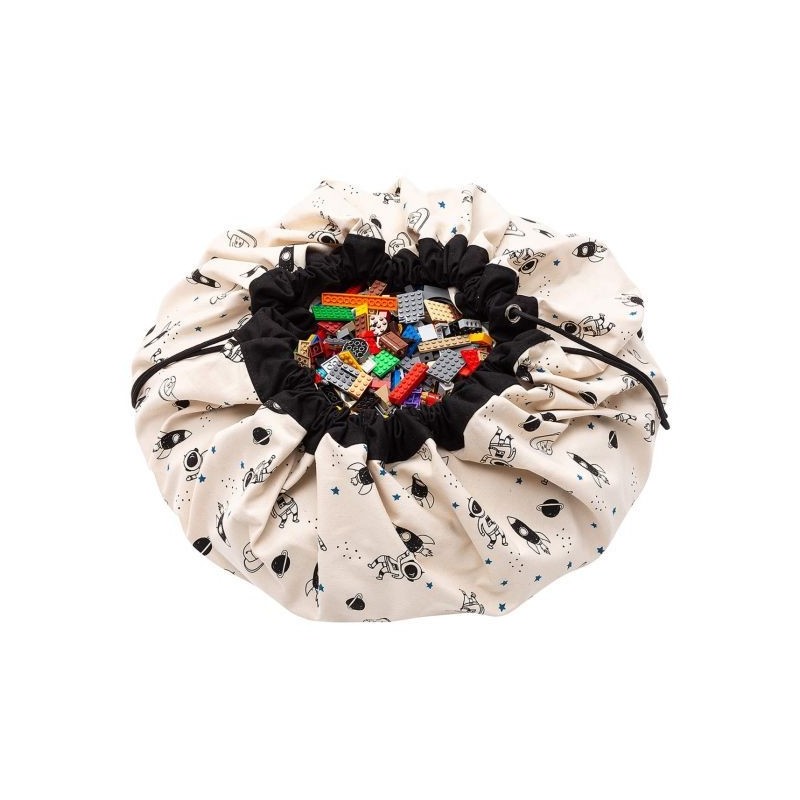 Sac play&go Espace phosphorescent (tapis et rangement) Sac play&go Espace phosphorescent (tapis et rangement)
