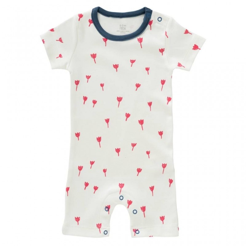Combinaison courte été tulipe 0-3 M Combinaison courte été tulipe 0-3 M
