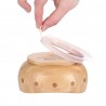 Bol en bois de bambou - Little Chums Souris