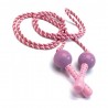 Corde à sauter rose