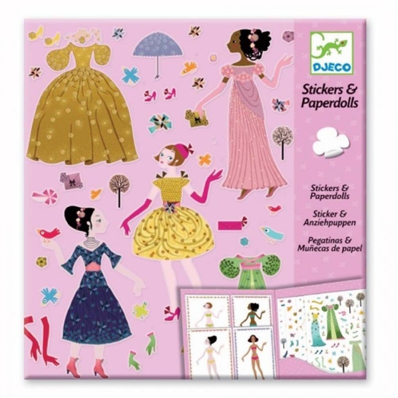 Stickers et paperdolls - Robes des 4 saisons Stickers et paperdolls - Robes des 4 saisons