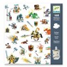 160 stickers chevaliers