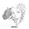 Carnet de coloriage Wild 4