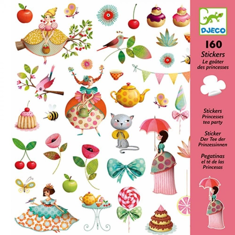 160 stickers Le goûter des princesses 160 stickers Le goûter des princesses