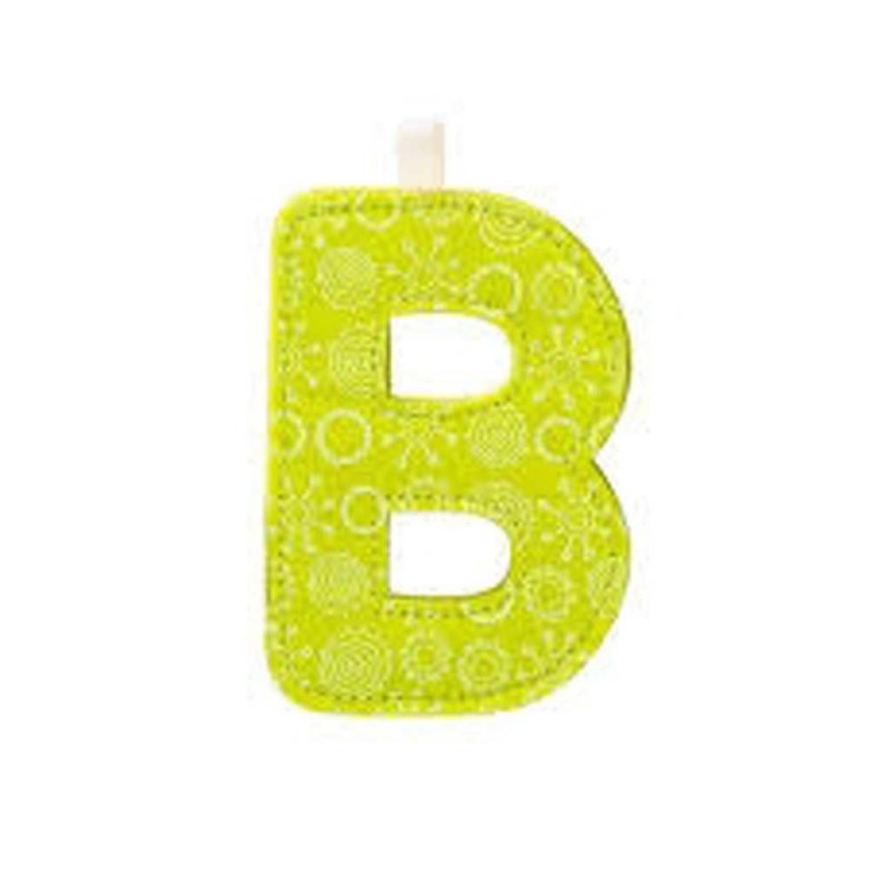 Lettre en tissu B Lettre en tissu B