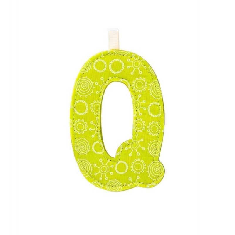 Lettre en tissu Q Lettre en tissu Q