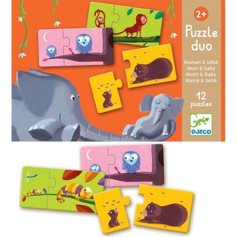 Puzzle duo maman et bébé Puzzle duo maman et bébé
