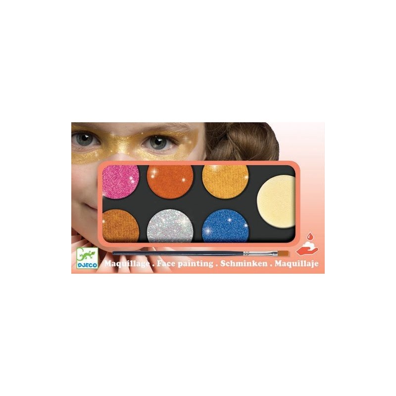 Maquillage palette 6 couleurs effet métal Maquillage palette 6 couleurs effet métal