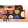 Maquillage palette 6 couleurs effet métal