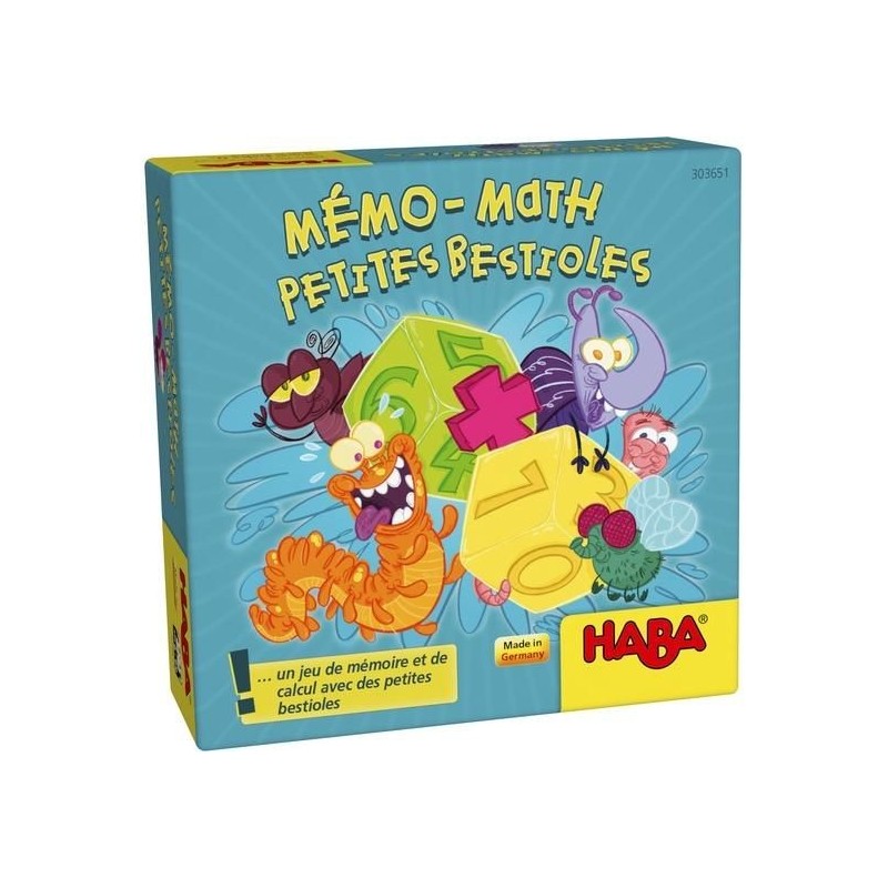 Mémo-math Petites bestioles Mémo-math Petites bestioles