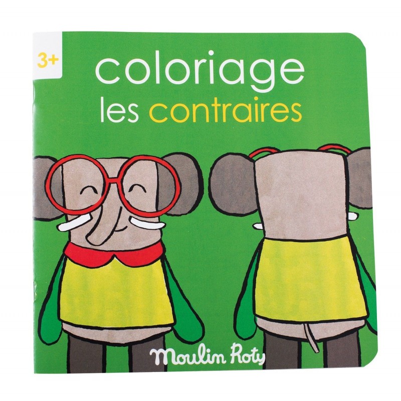 Cahier de coloriage les contraires - Les Popipop Cahier de coloriage les contraires - Les Popipop