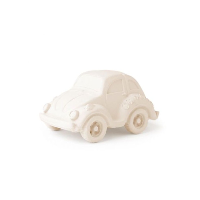 Jouet de bain Oli&Carol - Voiture Coccinelle blanche