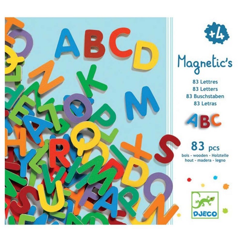 Jeu magnétique 83 petites lettres Jeu magnétique 83 petites lettres