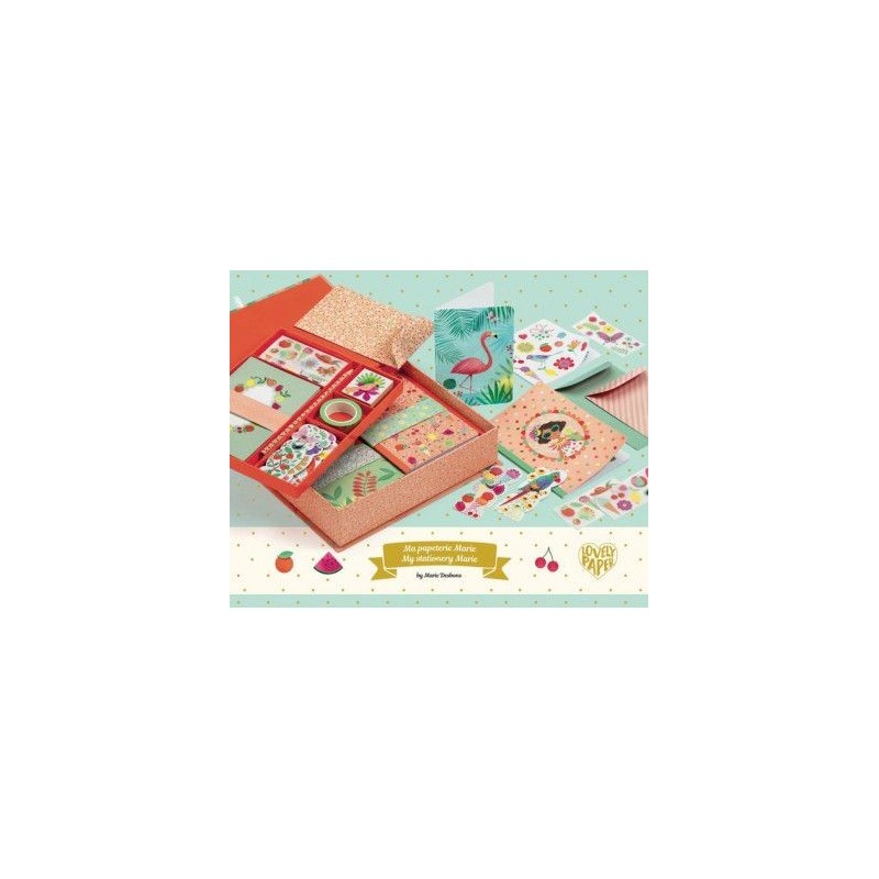 Coffret Ma papeterie Marie Coffret Ma papeterie Marie
