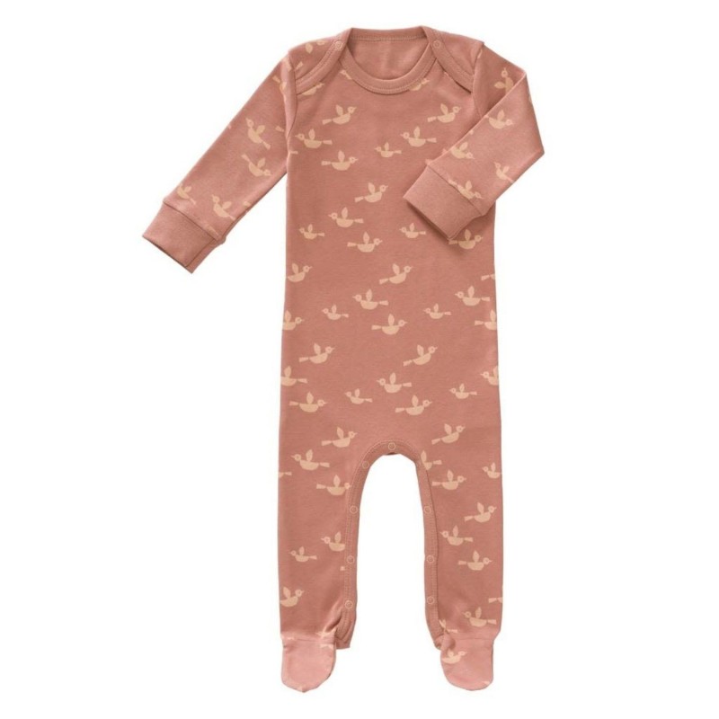 Pyjama avec pieds oiseaux 0-3 M Pyjama avec pieds oiseaux 0-3 M