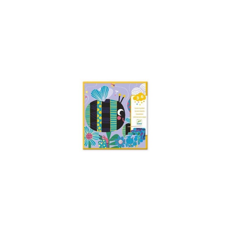 Cartes à gratter Toutes petites bêtes Cartes à gratter Toutes petites bêtes