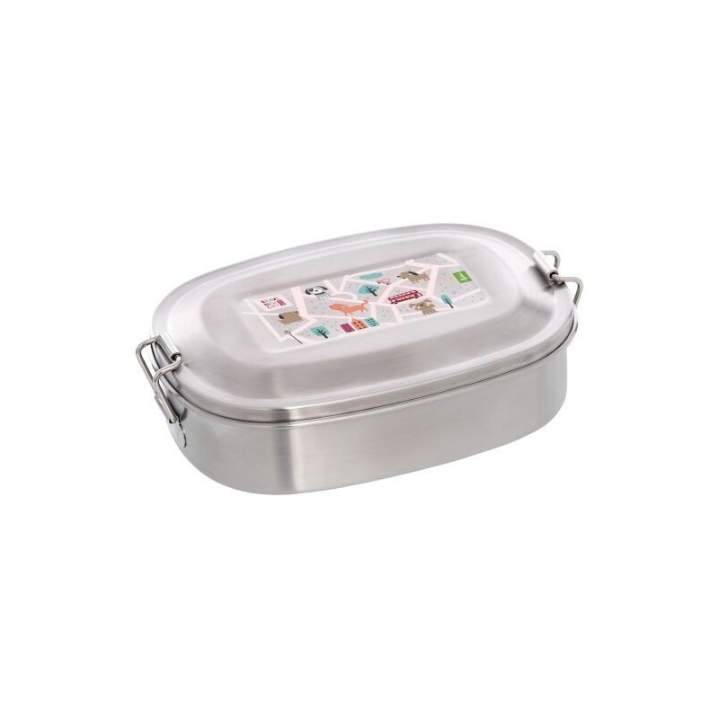 Boîte à tartines en inox - Chat