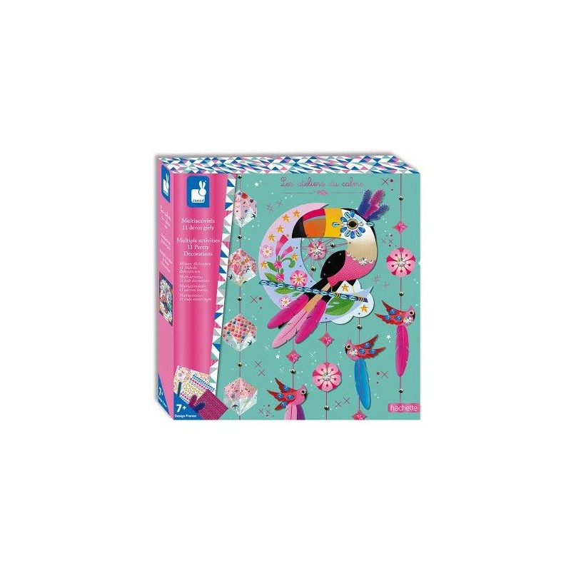 Coffret multiactivités - 11 décos girly Coffret multiactivités - 11 décos girly