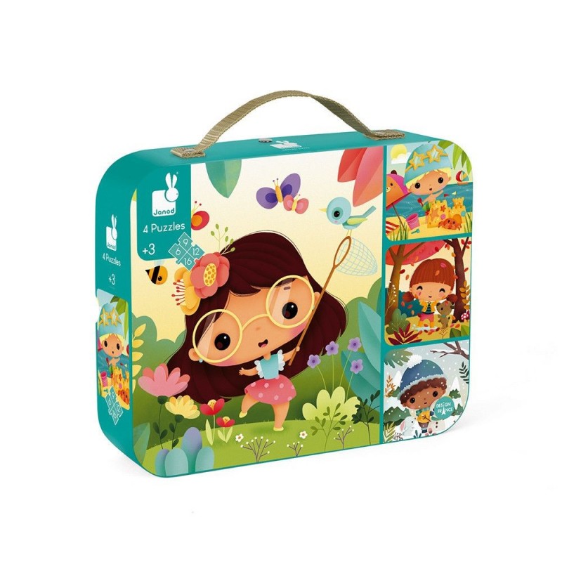 4 puzzles évolutifs- Les saisons 4 puzzles évolutifs- Les saisons