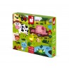 Puzzle géant tactile 20 pièces - Les animaux de la ferme