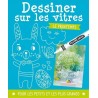 Dessiner sur les vitres - Le printemps