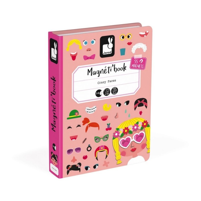 Magnéti'Book Crazy faces filles Magnéti'Book Crazy faces filles
