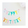Guirlande lettres colorées