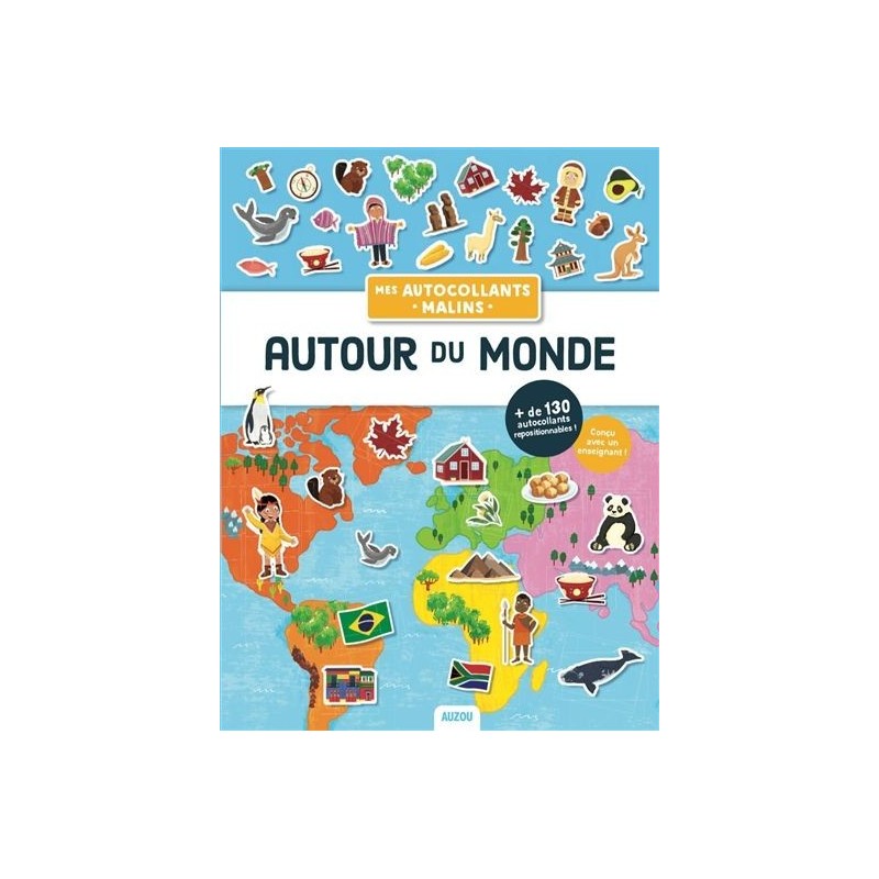 Mes autocollants malins - Autour du monde Mes autocollants malins - Autour du monde
