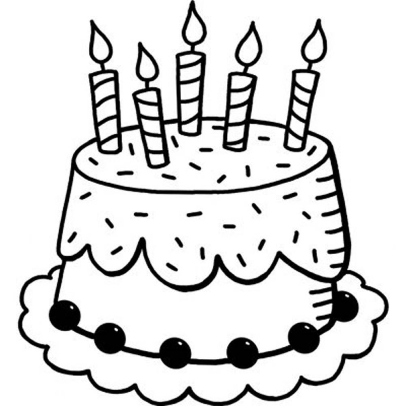 Tampon C gâteau d'anniversaire Tampon C gâteau d'anniversaire