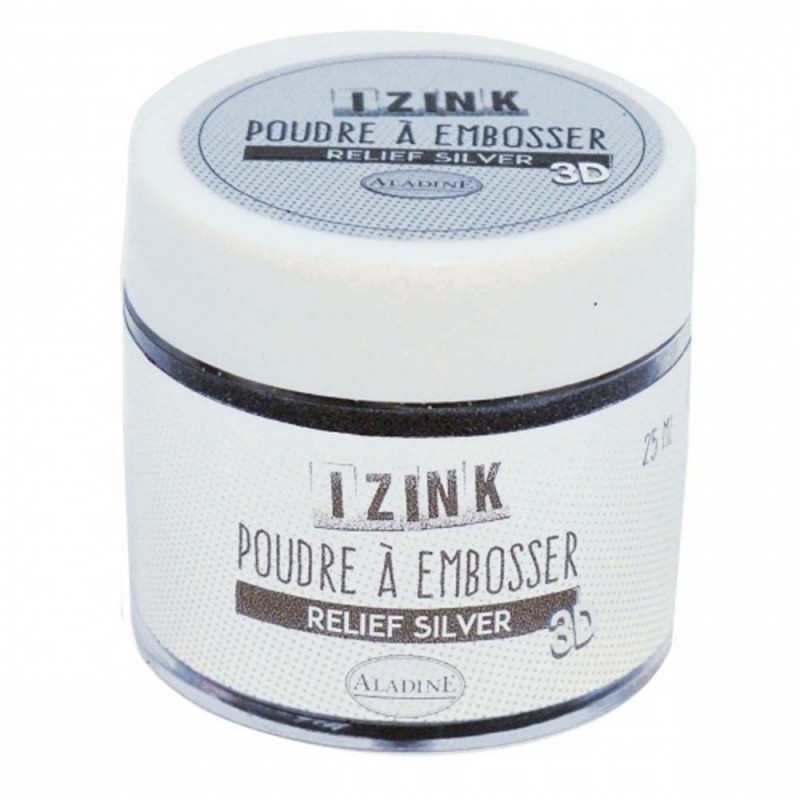 Poudre à embosser relief silver Poudre à embosser relief silver