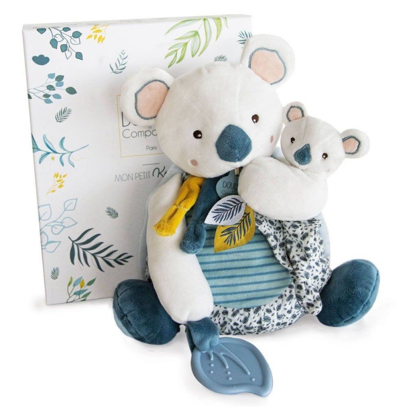 Pantin Yoca le koala GM avec bébé & anneau de dentition Pantin Yoca le koala GM avec bébé & anneau de dentition