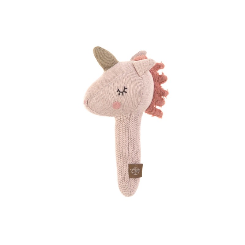 Hochet tricoté - More Magic Licorne Hochet tricoté - More Magic Licorne