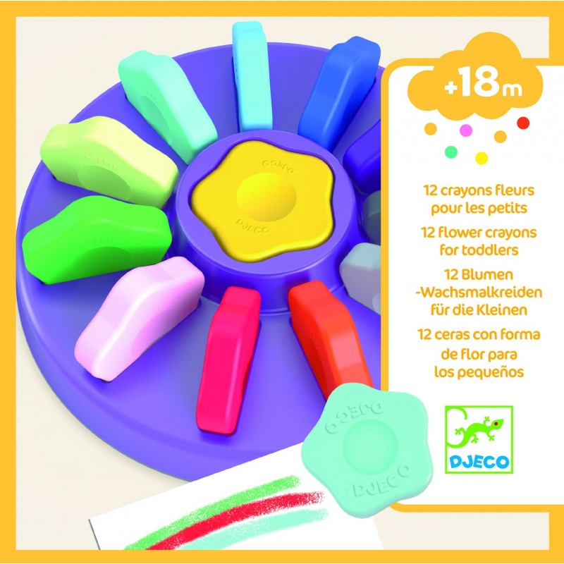 12 crayons fleurs pour les petits 12 crayons fleurs pour les petits