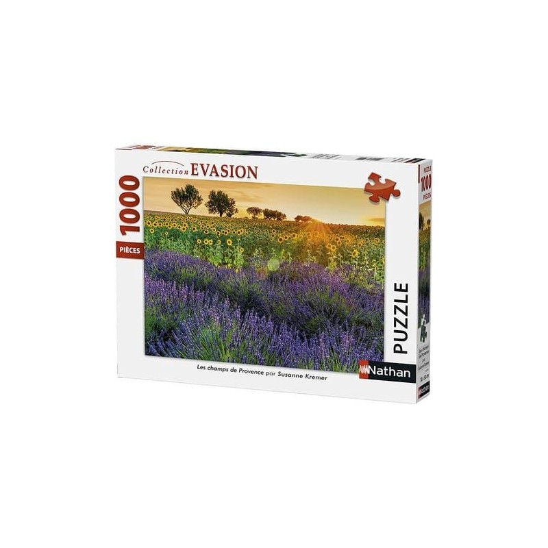 Les champs de provence - Puzzle 1000 pcs Les champs de provence - Puzzle 1000 pcs